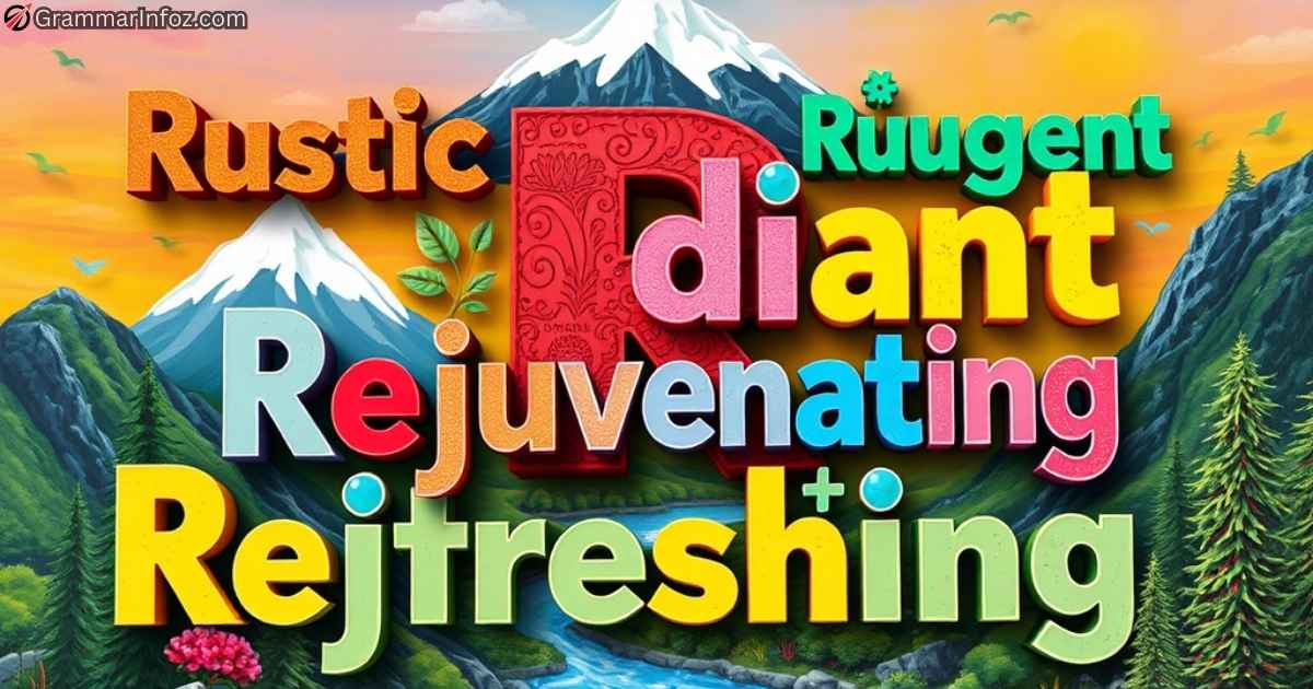 adjectives-for-places-that-start-with-r Adjectives for Places That Start with R