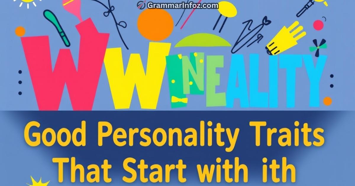 good-personality-traits-that-start-with-w Good Personality Traits That Start with W