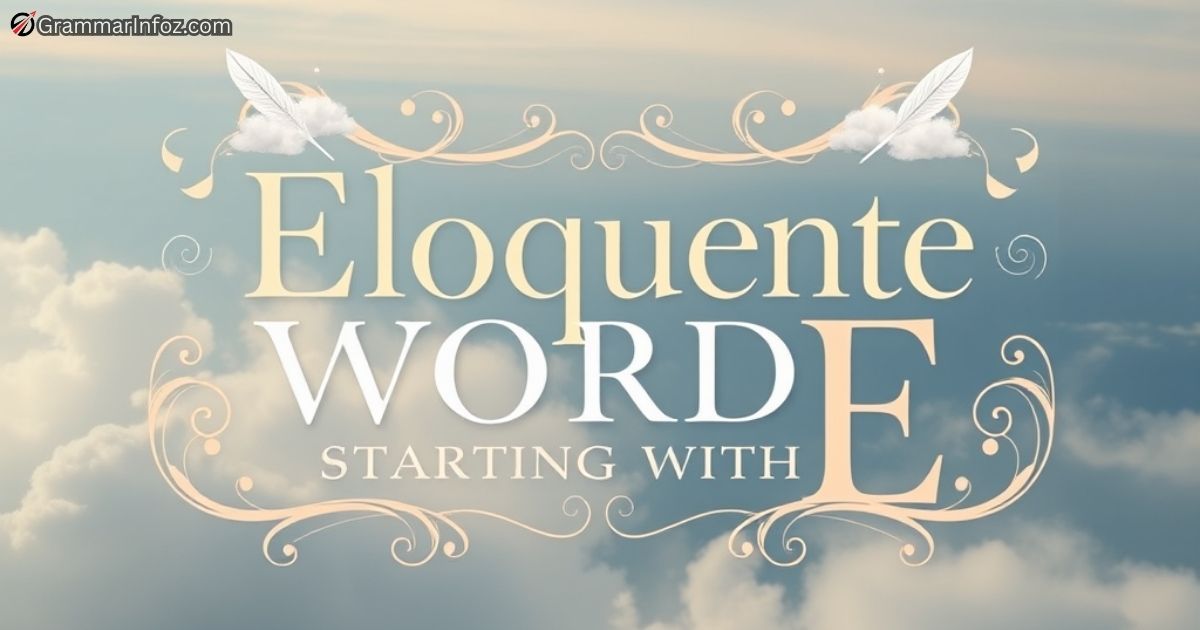 eloquent-words-starting-with-e Eloquent Words Starting With E