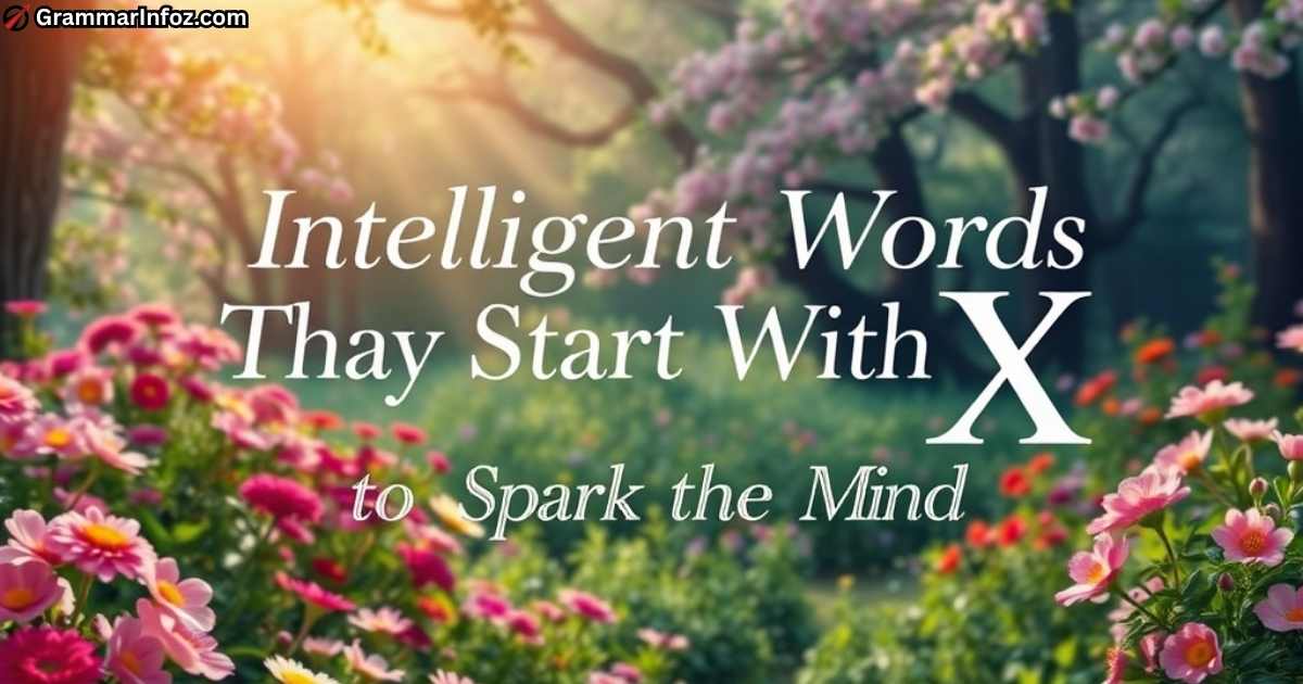 intelligent-words-that-start-with-x-to-spark-the-mind Intelligent Words That Start With X to Spark the Mind