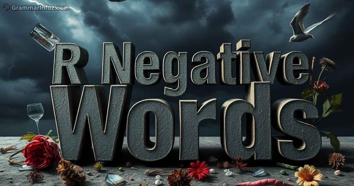 Negative Words That Start With R