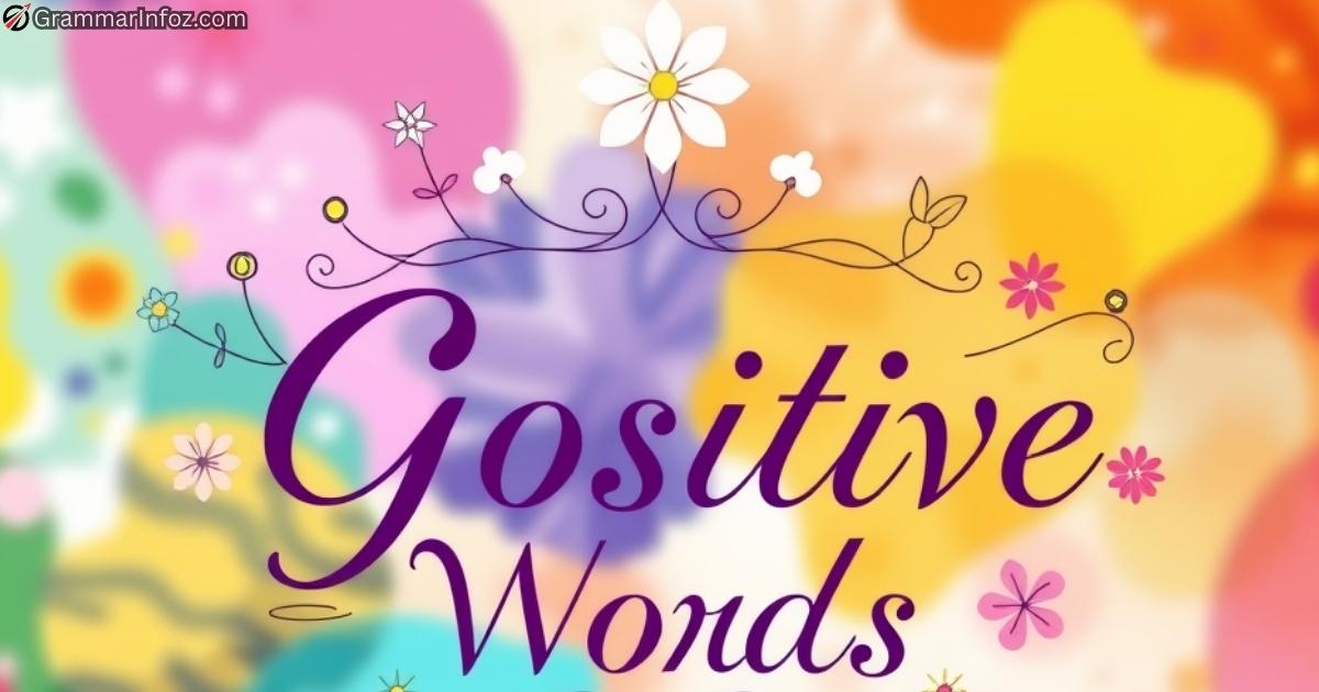 Positive Words That Start with G