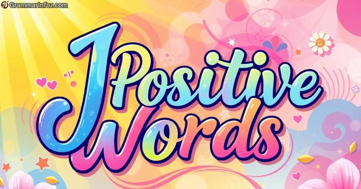 Positive Words That Start with J