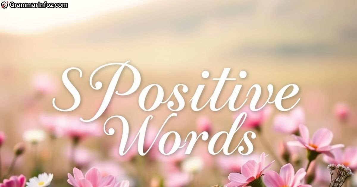 Positive Words That Start with S
